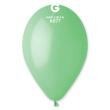Ballon GEMAR 12'' 30 cm  Vert Menthe ( macaron pastel) en poche de 50 ballons