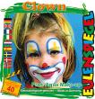 Kit de Maquillage Clown  4 couleurs