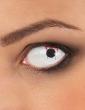 Lentilles de Contact  " White Slash " oeil blessé fond blanc Halloween  90 jours