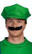 Moustache du Célèbre Plombier Mario Noire