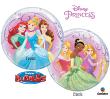 Ballon BUBBLES Qualatex 56cm de diamètre "les 6 Princesses " Disney QUALATEX