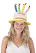 Chapeau velours Adulte gâteau joyeux anniversaire