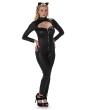 Costume Adulte Femme Chat Noir Sexy  Taille M  ou S