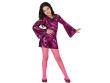 Costume Enfant Fille Disco Lila Taille 5/6 ans,7/9 ans ou 10/12 ans