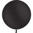 Ballon Latex Rond 90 cm 3' Noir (Black) Qualité Professionnelle