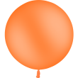 Ballon Latex Rond 90 cm 3' Orange Qualité Professionnelle