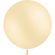 Ballon Latex Rond 90 cm 3' Vanille (Ivoire)  Qualité Professionnelle
