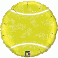 Ballon Alu Forme de Balle de Tennis 18 (45cm)
