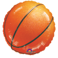 Ballon alu Anagram forme de ballon bascket  18  45cm