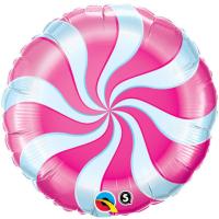Ballon Alu  Bonbon 45cm Rose