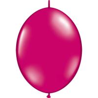 Ballons Qualatex Quicklink Jewel Magenta   en poche de 50 Ballons 12 (30cm)