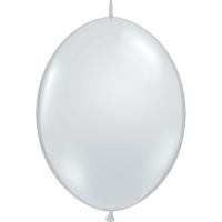 Ballons Qualatex Quicklink  Transparent (Diamond Clear)    en poche de 50 Ballons 12 (30cm)