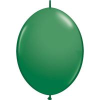 Ballons Qualatex Quicklink Vert  en poche de 50 Ballons 12 (30cm)
