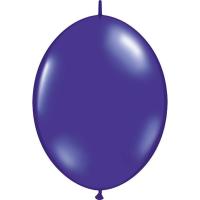 Ballons Qualatex Quicklink Violet Quartz n poche de 50 Ballons 12 (30cm)
