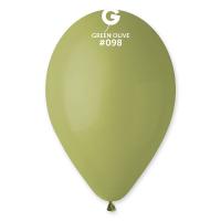 Ballon IBP 12&#039;&#039; 30 cm VERT Olive en poche de 50 ballons