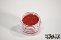 Paillettes Glitter Rouge brillant en pot de 16gr  Wolfe FX
