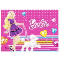 Nappe Pli&eacute;e 120 X 180  Barbie   MATTEL