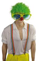 Bretelles Ray&eacute;es Multicolores de Clown