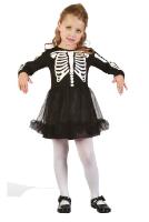 Costume Squelette Fille 3/4 ans