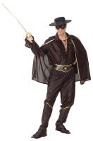 Costume adulte luxe Bandit masqu&eacute; Zorro