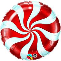 Ballon Alu  Bonbon 45cm Rouge