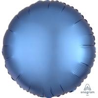 Ballon Alu Rond 18&#039;&#039; 45 cm Anagram Satin Luxe Azure