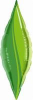Ballon Alu Taper Vert Leaf (imprim&eacute;) feuille d&#039;arbre Qualatex 67.5cm (27)
