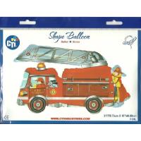 Ballon Alu Cti industrie en forme de Camion de Pompiers,