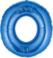 Ballon Chiffre du 0 au 9 alu 102 cm Bleu