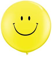 Ballon Qualatex 3&#039; (90cm) Smile Face