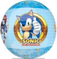 Ballon alu Anagram Sonic le H&eacute;risson 2 Orbz   40 cm