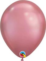 Ballons 7 Qualatex Chrome Mauve  Poche de 100 Ballons