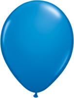 Ballons Qualatex Bleu Fonc&eacute; Dark Blue 5 (12.5cm) poche de 100 Ballons