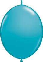 Ballons Qualatex Quicklink Bleu Tropical Teal  en poche de 50 Ballons 12 (30cm)