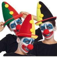 1 Chapeau Feutre Clown Enfant  Pas le choix de la couleur