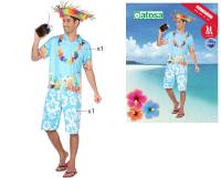 Costume Adulte Homme hawa&iuml;en Tropical Taille M L