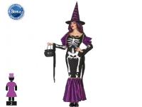 Costume Adulte Sorci&egrave;re Squelette Taille M-L ou S-XS