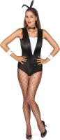 Costume adulte Lapin  sexy - Noir &amp; Blanc Taille M