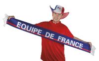 Echarpe de Supporter Equipe de France 15 cm X 130 cm