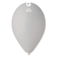 Ballon GEMAR 12&#039;&#039; 30 cm Gris en poche de 50 ballons