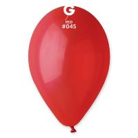 Ballon GEMAR 12&#039;&#039; 30 cm  ROUGE Fonc&eacute;  en poche de 50 ballons