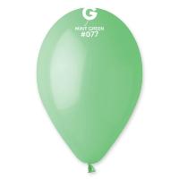 Ballon GEMAR 12&#039;&#039; 30 cm  Vert Menthe ( macaron pastel) en poche de 50 ballons
