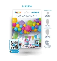 DIY Kit guirlande de ballons organique en latex Multicolore