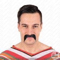 Moustache Mexicain Noire Autoadh&eacute;sive