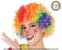 Perruque Clown Adulte Multicolore