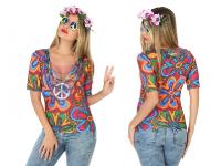 Tee Shirt Femme imprim&eacute; Hippie Taille M/L