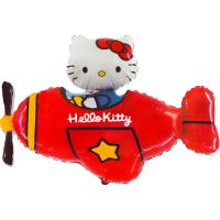 Hello Kitty dans son Avion rouge