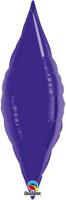 Ballon Alu Taper Violet Qualatex 68cm (27)