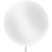 Ballon Latex Rond 90 cm 3&#039; Blanc Qualit&eacute; Professionnelle