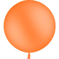 Ballon Latex Rond 90 cm 3&#039; Orange Qualit&eacute; Professionnelle